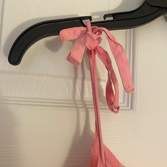 AQUA Tiered Tie Shoulder Cotton Swim
Cover-up Dress - Picture 4 of 6